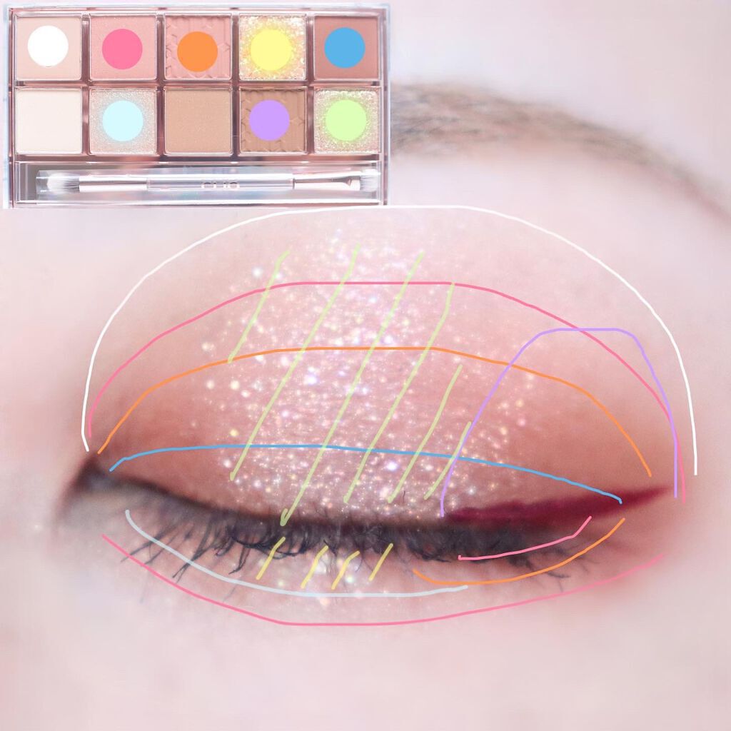 プロ アイ パレット/CLIO/アイシャドウパレットを使ったクチコミ(10枚目)