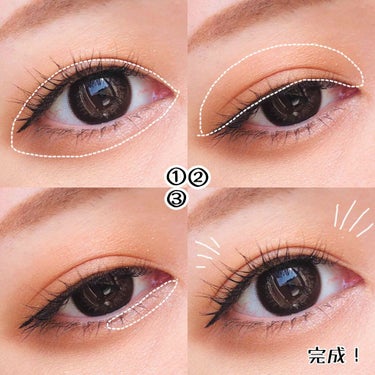 UR GLAM　BLOOMING EYE COLOR PALETTE/U R GLAM/アイシャドウパレットを使ったクチコミ（3枚目）