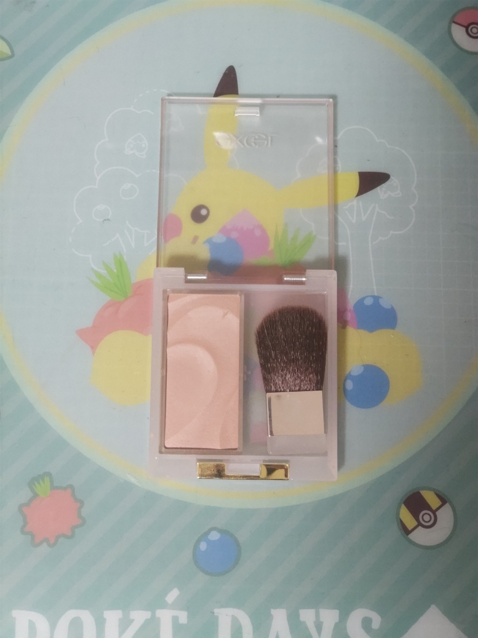 シームレストーン ブラッシュ SB04 トースト/excel/パウダーチークを使ったクチコミ（1枚目）