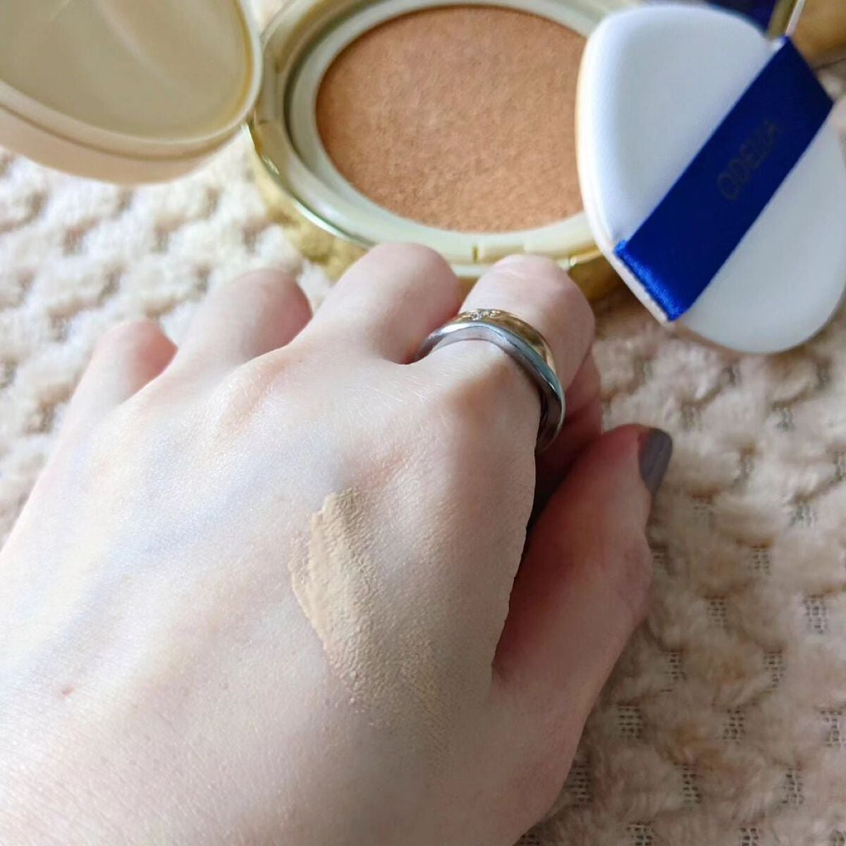 ルミナスフィット クッションファンデーション /ODELIA/クッションファンデーションを使ったクチコミ(5枚目)