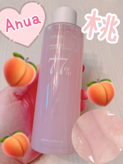 桃77%ナイアシンエッセンストナー 250ml/Anua/化粧水を使ったクチコミ(1枚目)