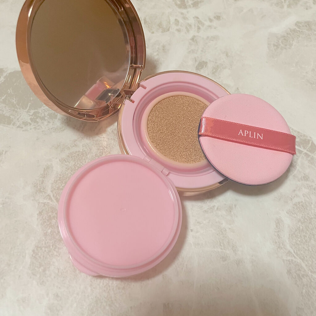 ピンクティーツリーカバークッション/APLIN/クッションファンデーションを使ったクチコミ（3枚目）