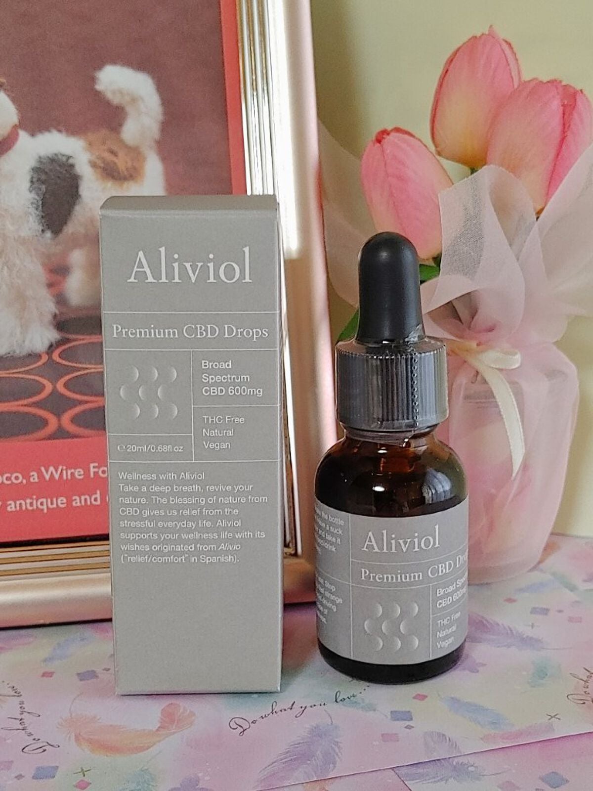 aliviolプレミアムCBDオイル600mg/シード/食品を使ったクチコミ(1枚目)