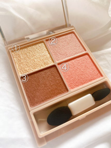 シルキースフレアイズ(マットタイプ)/キャンメイク/アイシャドウパレットを使ったクチコミ(2枚目)