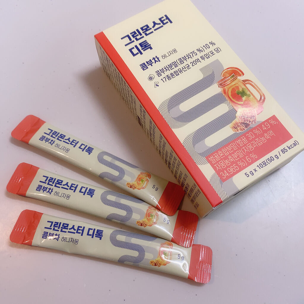 デトックスコンブ茶/グリーンモンスター/コンブチャを使ったクチコミ（1枚目）