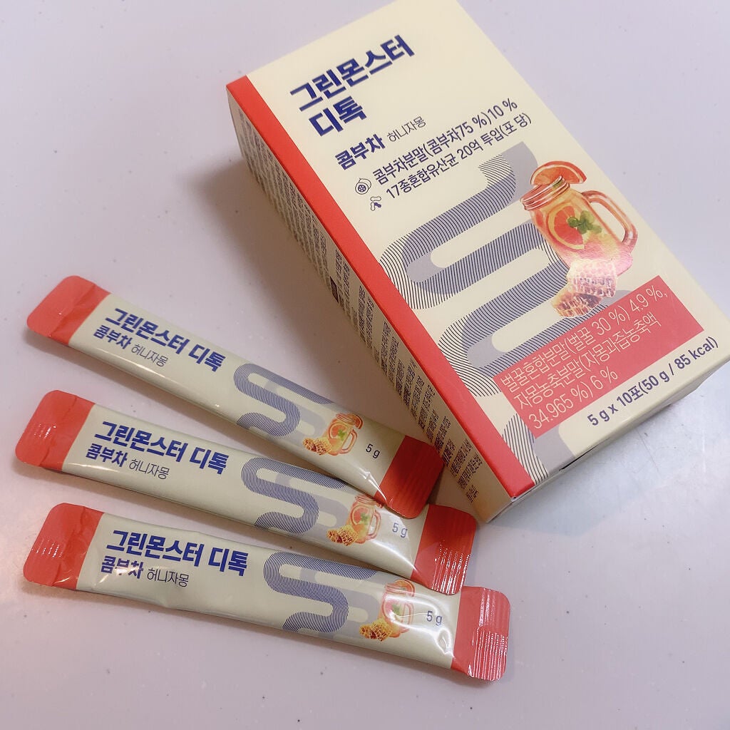 デトックスコンブ茶/グリーンモンスター/コンブチャを使ったクチコミ(1枚目)