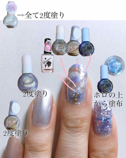 サンリオネイル/DAISO/マニキュアを使ったクチコミ(3枚目)