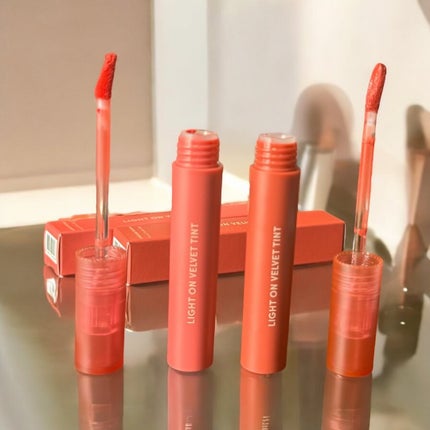 ライトオンベルベットティント/ネイチャーリパブリック/リップティントを使ったクチコミ(5枚目)