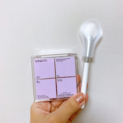 グロウコントゥアリングハイライターパレット/wakemake/パウダーハイライトを使ったクチコミ(3枚目)