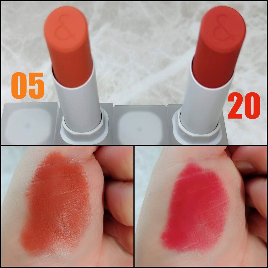 ゼロマットリップスティック/rom&nd/口紅を使ったクチコミ(2枚目)