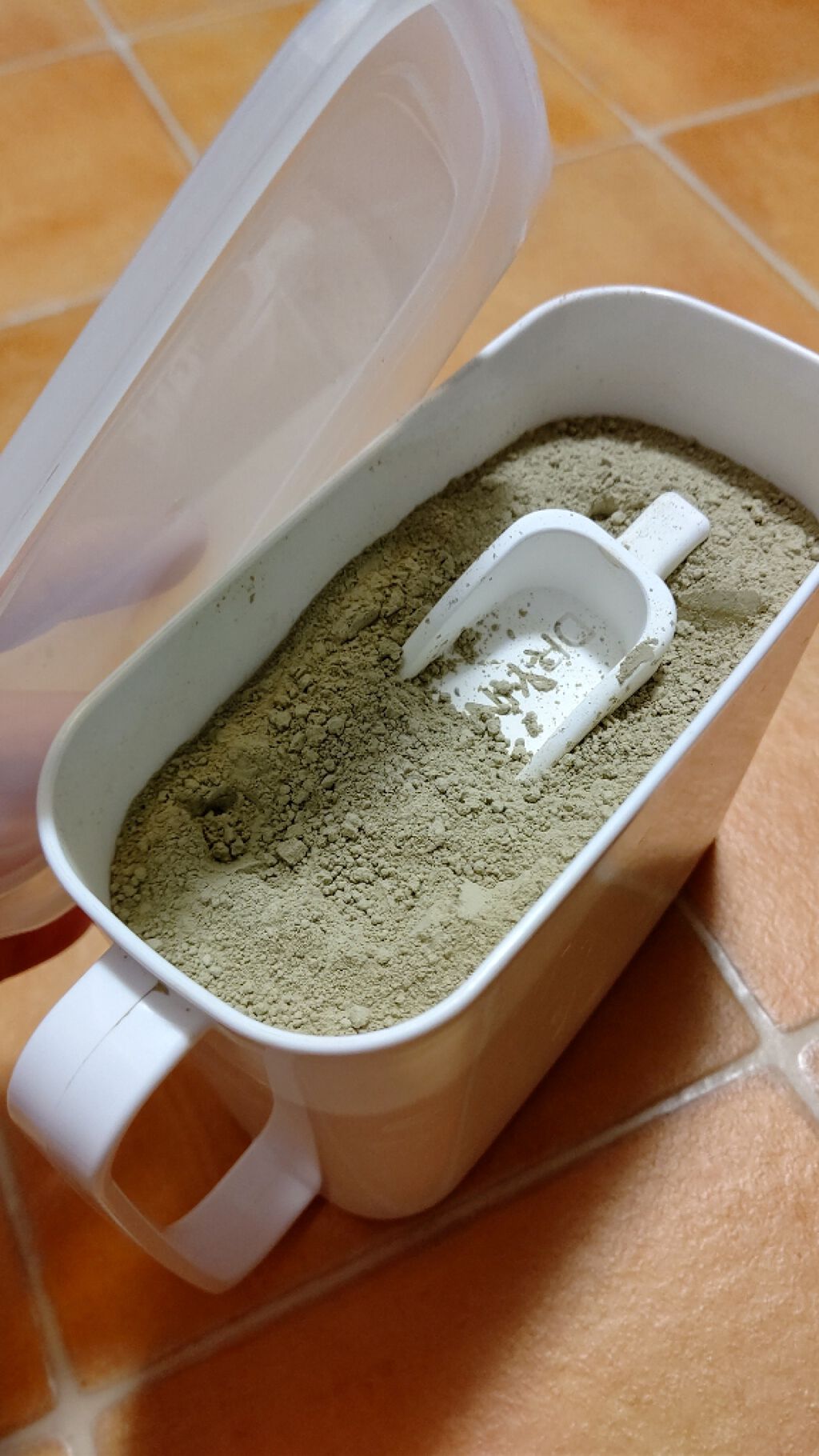 グリーンクレイパウダー アクティブ(全身用)/ARGITAL/無機塩系入浴剤を使ったクチコミ（2枚目）