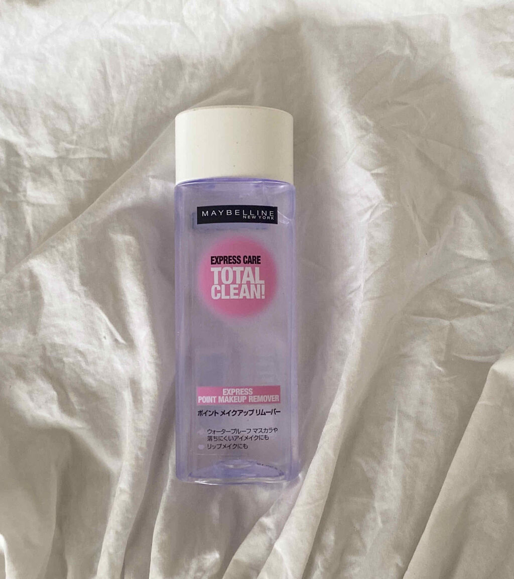 エクスプレス ケア トータル クリーン/MAYBELLINE NEW YORK/ポイントメイクリムーバーを使ったクチコミ（1枚目）