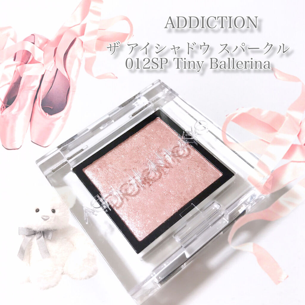 アディクション ザ アイシャドウ スパークル 012SP Tiny Ballerina/ADDICTION/単色アイシャドウを使ったクチコミ（1枚目）