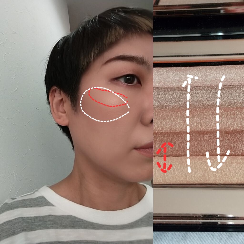 ハイライトグロウ シマーブリックパレット/BOBBI BROWN/パウダーハイライトを使ったクチコミ（3枚目）