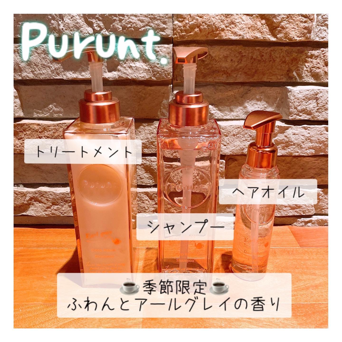 プルント ディープリペアペアセット アールグレイ N/Purunt./市販シャンプーを使ったクチコミ（1枚目）