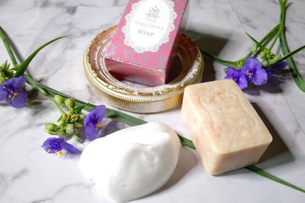 薔薇はちみつ石鹸/麗凍化粧品/洗顔石鹸を使ったクチコミ(2枚目)