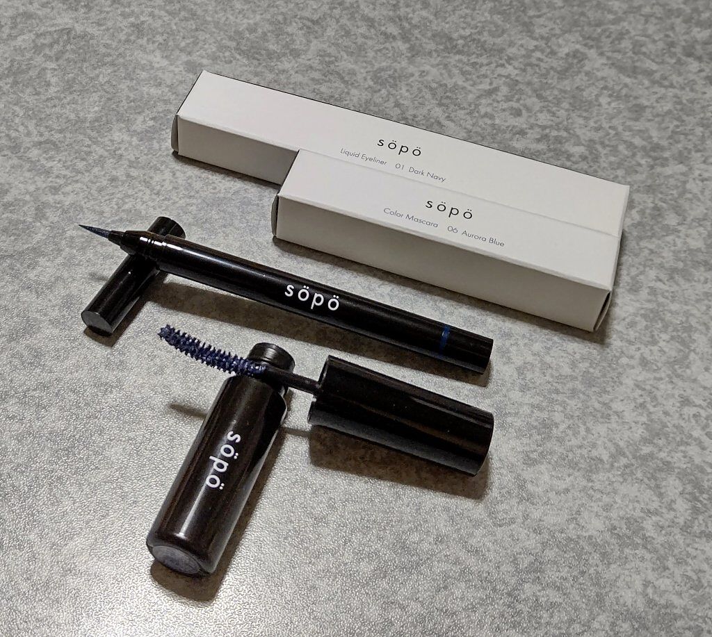カラーマスカラ/sopo/マスカラを使ったクチコミ（1枚目）