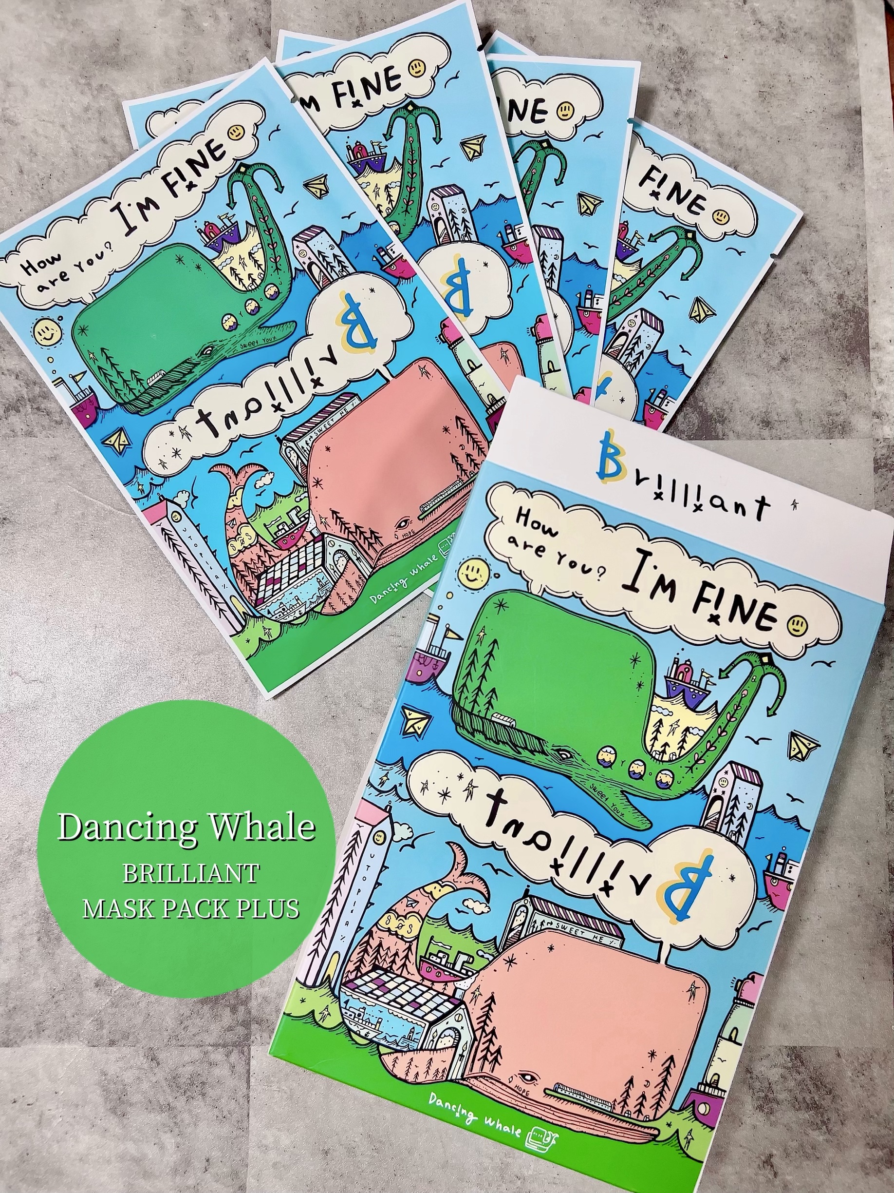 ブリリアント マスクパック/DANCING WHALE/シートマスク・パックを使ったクチコミ（1枚目）