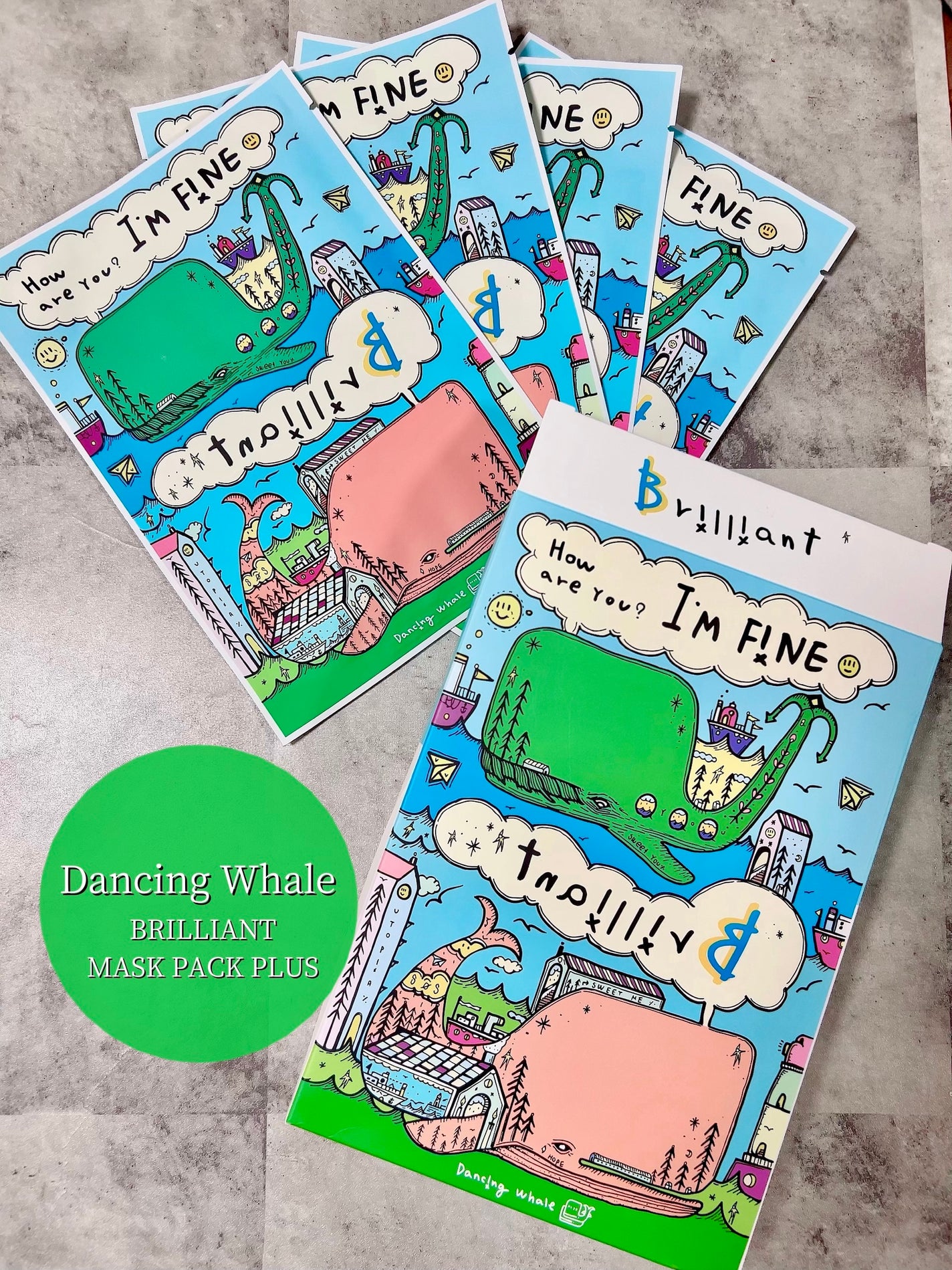 ブリリアント マスクパック/DANCING WHALE/シートマスク・パックを使ったクチコミ(1枚目)