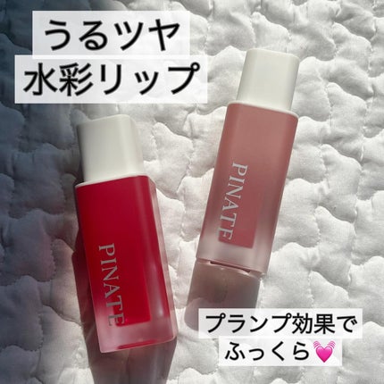 ナチュラルブルームリップオイルセラム 3色セット/PINATE/リップグロスを使ったクチコミ(1枚目)