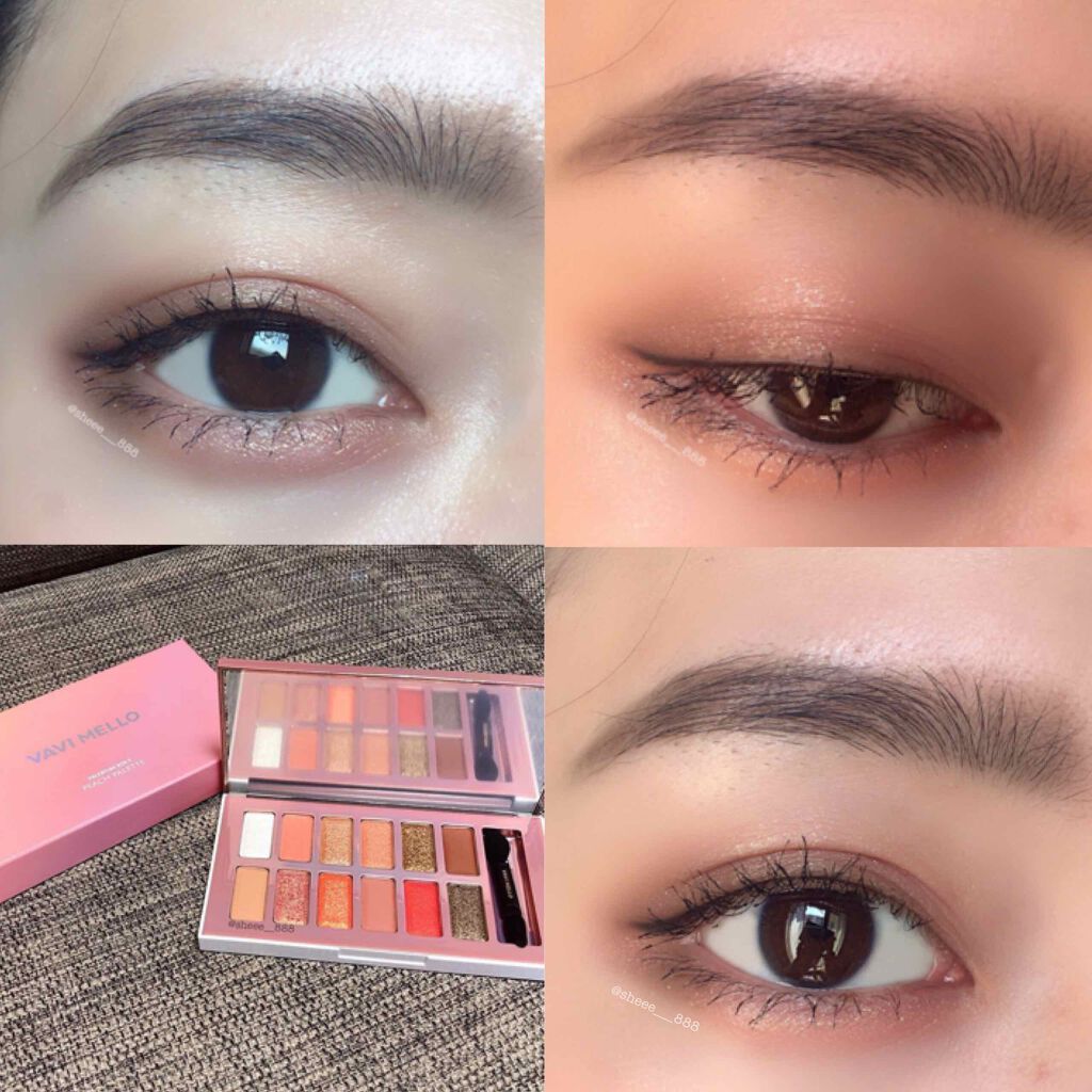 バレンタインボックス2 ピーチパレット/VAVI MELLO/アイシャドウパレットを使ったクチコミ（1枚目）