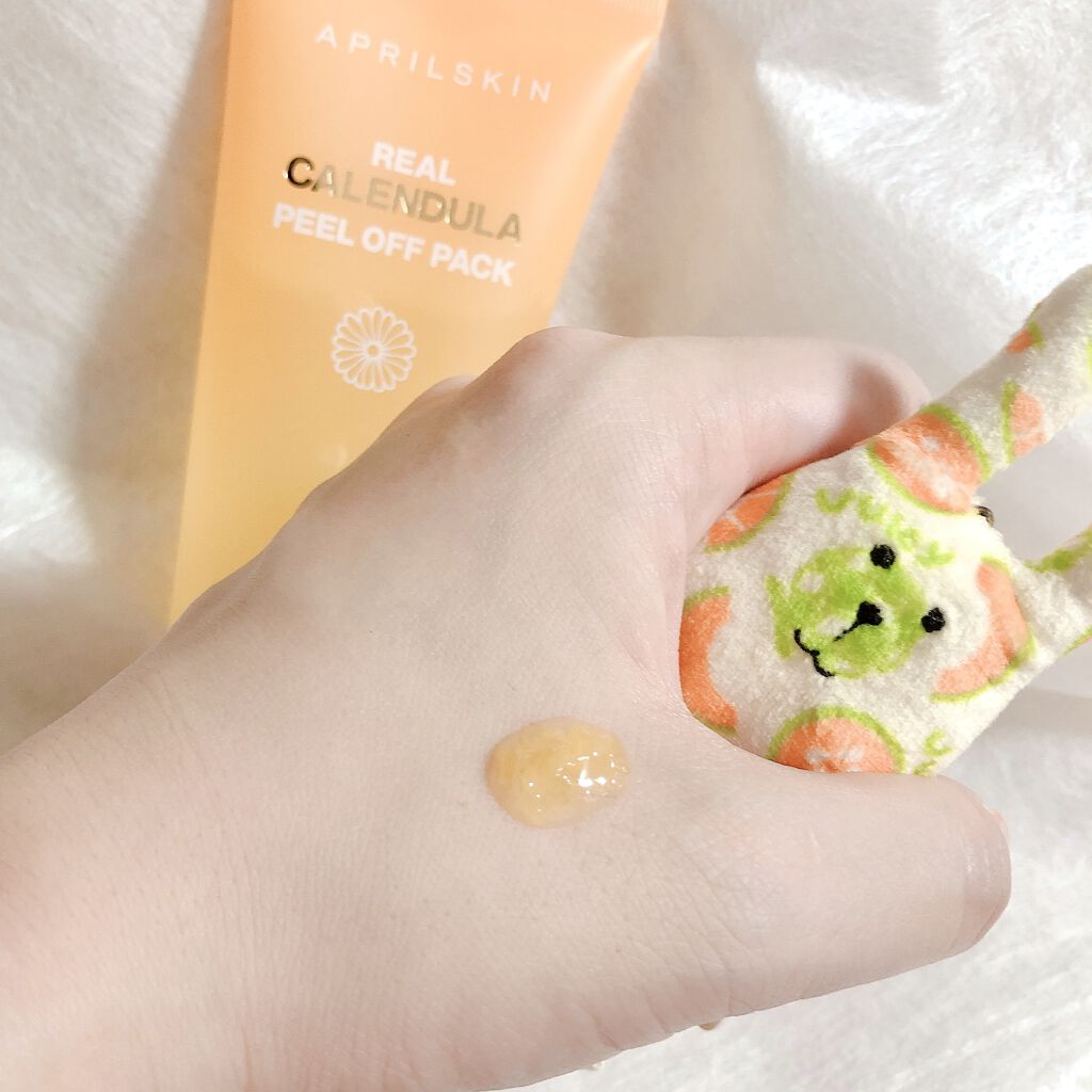 リアルカレンデュラピールオフパック/APRILSKIN/ピーリングを使ったクチコミ（2枚目）