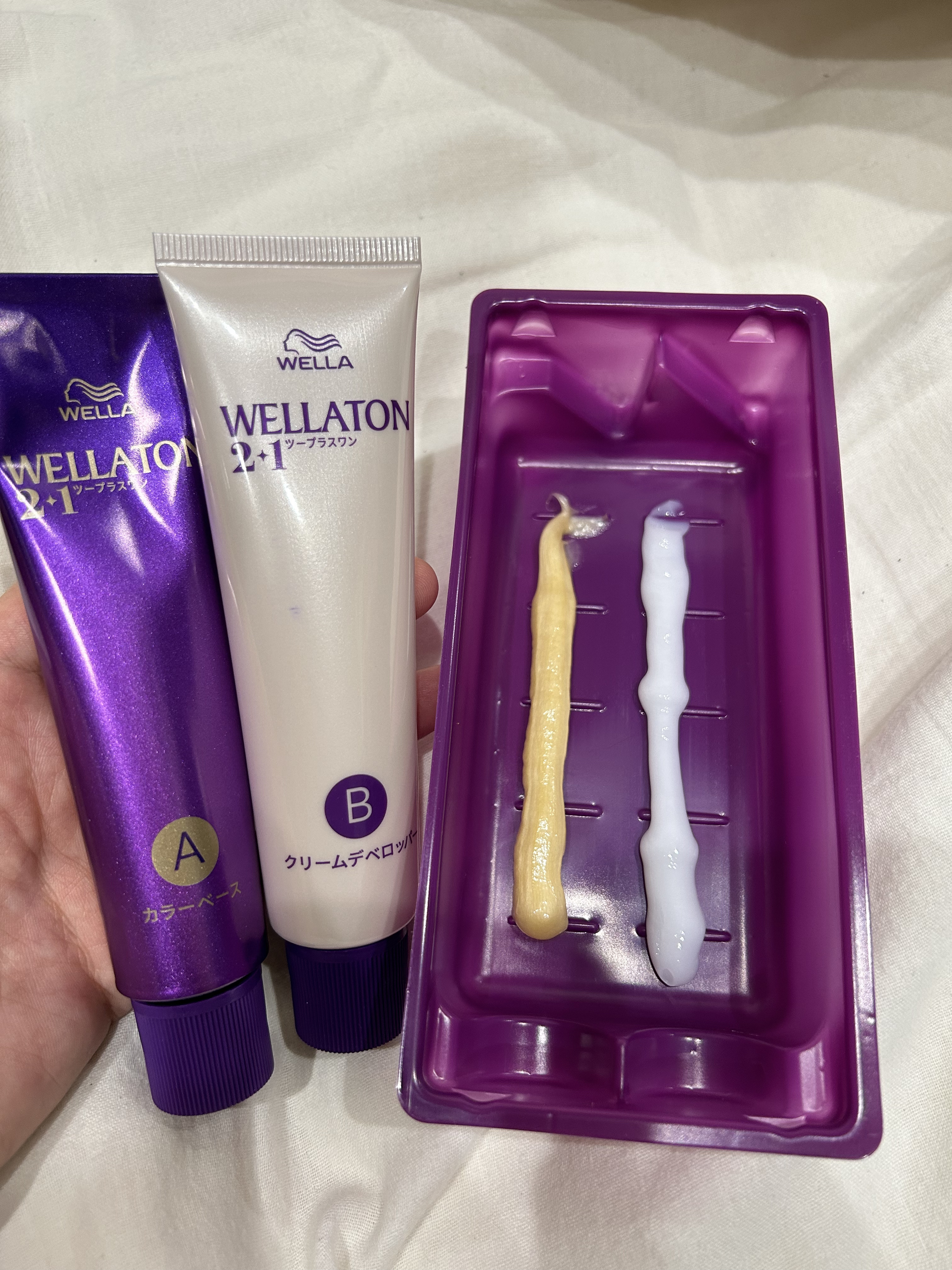 ウエラトーン ツープラスワン クリームタイプ/ウエラ/ヘアカラーを使ったクチコミ（3枚目）