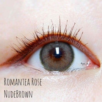 Romantea Rose/THEPIEL/カラーコンタクトレンズを使ったクチコミ(1枚目)