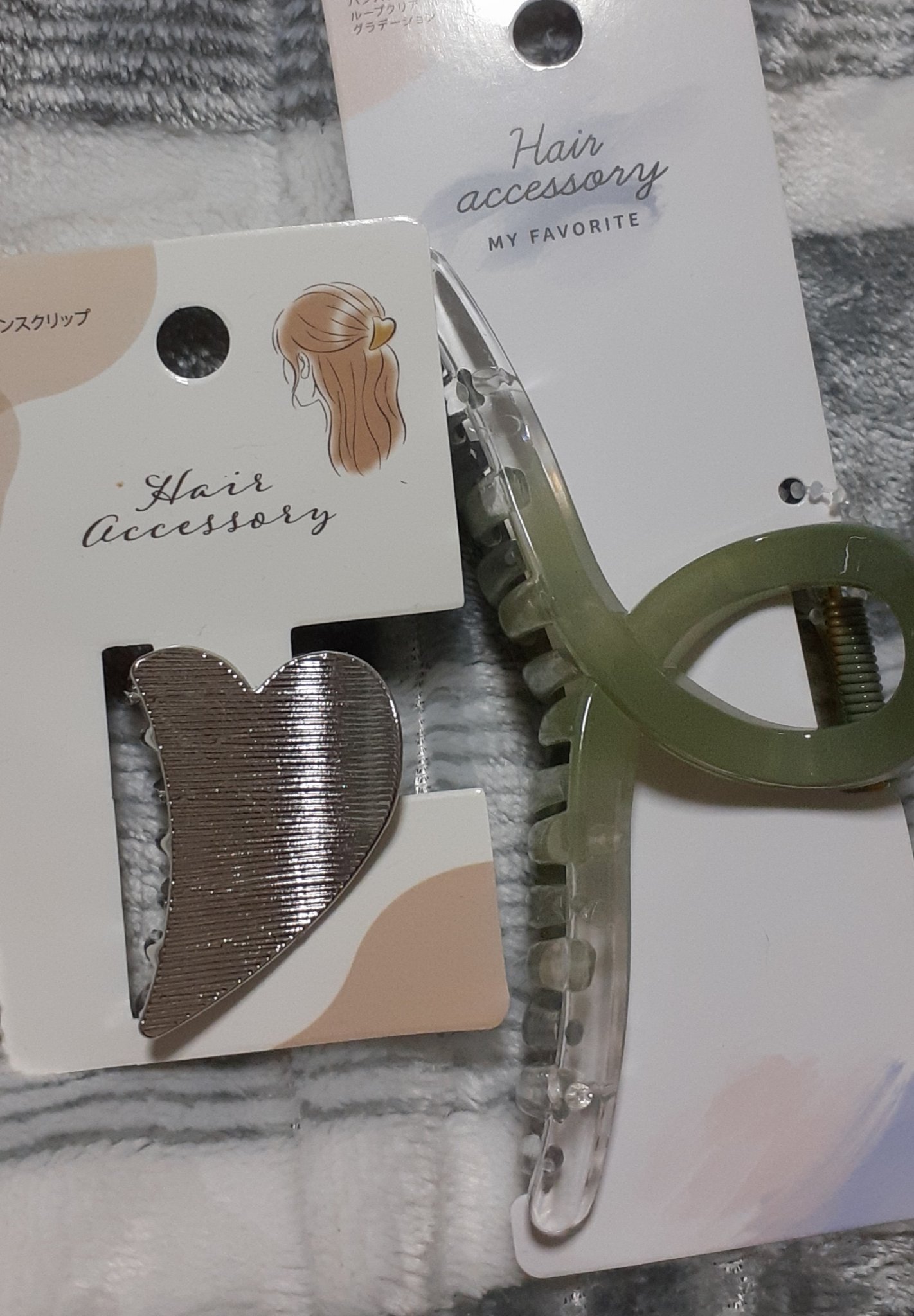 バンスクリップ/DAISO/ヘアアクセサリーを使ったクチコミ（3枚目）