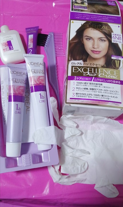 エクセランス ヘアカラー/ロレアル パリ/ヘアカラーを使ったクチコミ(1枚目)