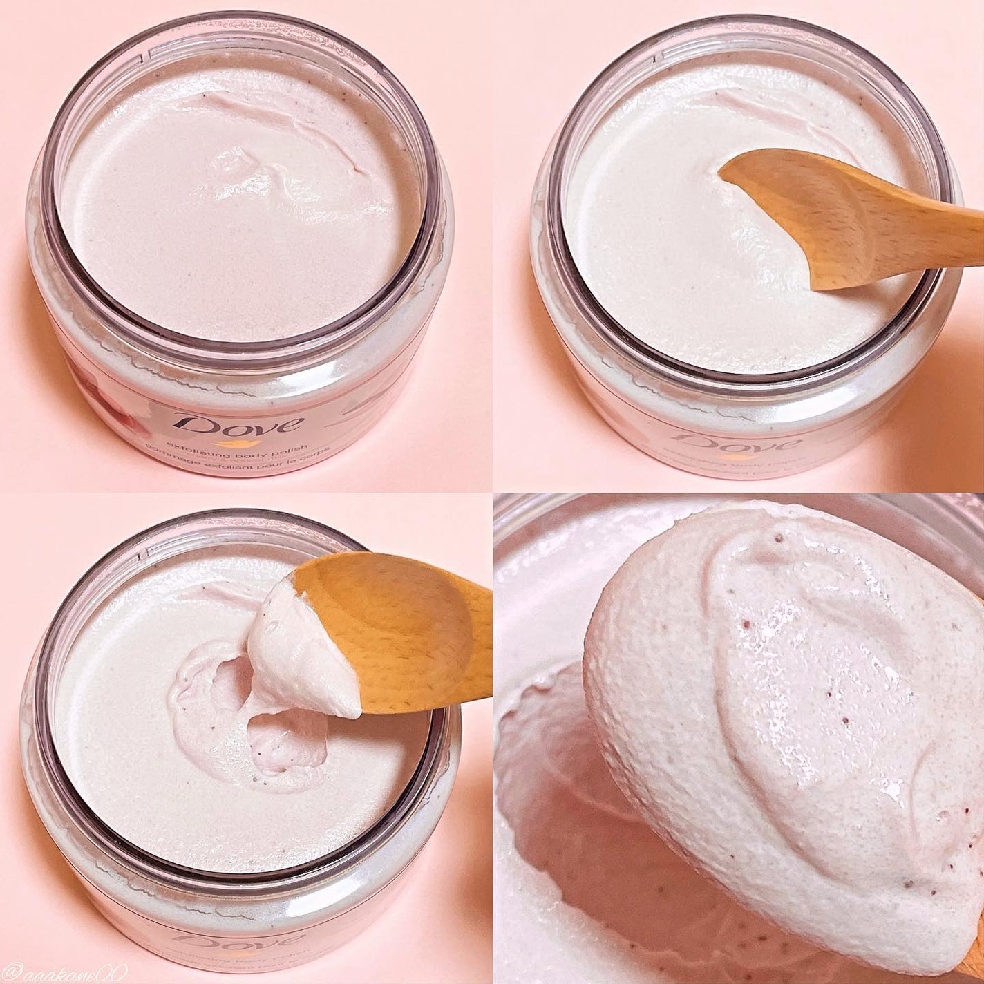 ダヴ ふわとろ クリーミースクラブ チェリー&アプリコットミルク/ダヴ/ボディスクラブを使ったクチコミ(3枚目)