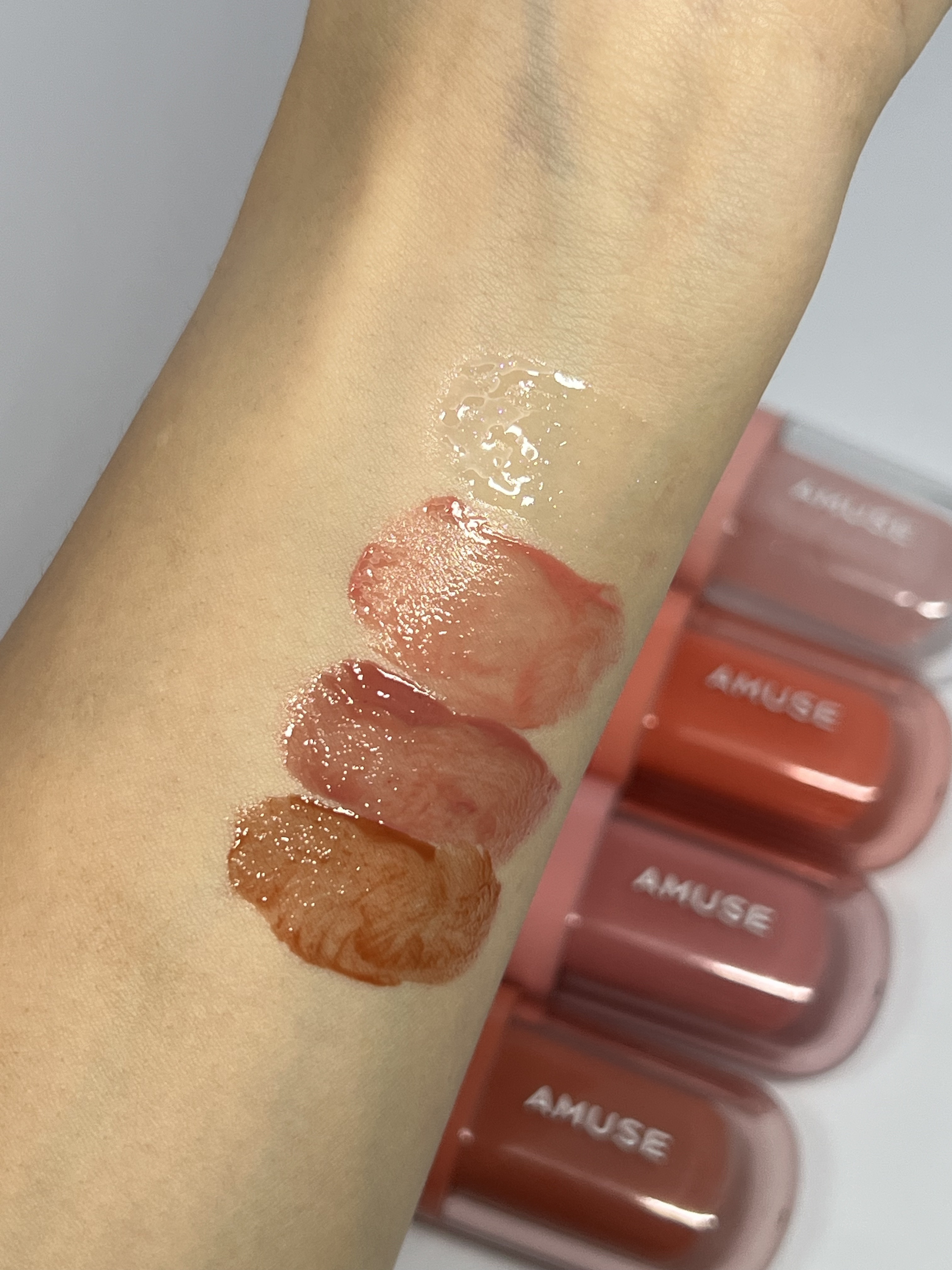 べべティント 07 チョコガール/AMUSE/リップティントを使ったクチコミ（2枚目）