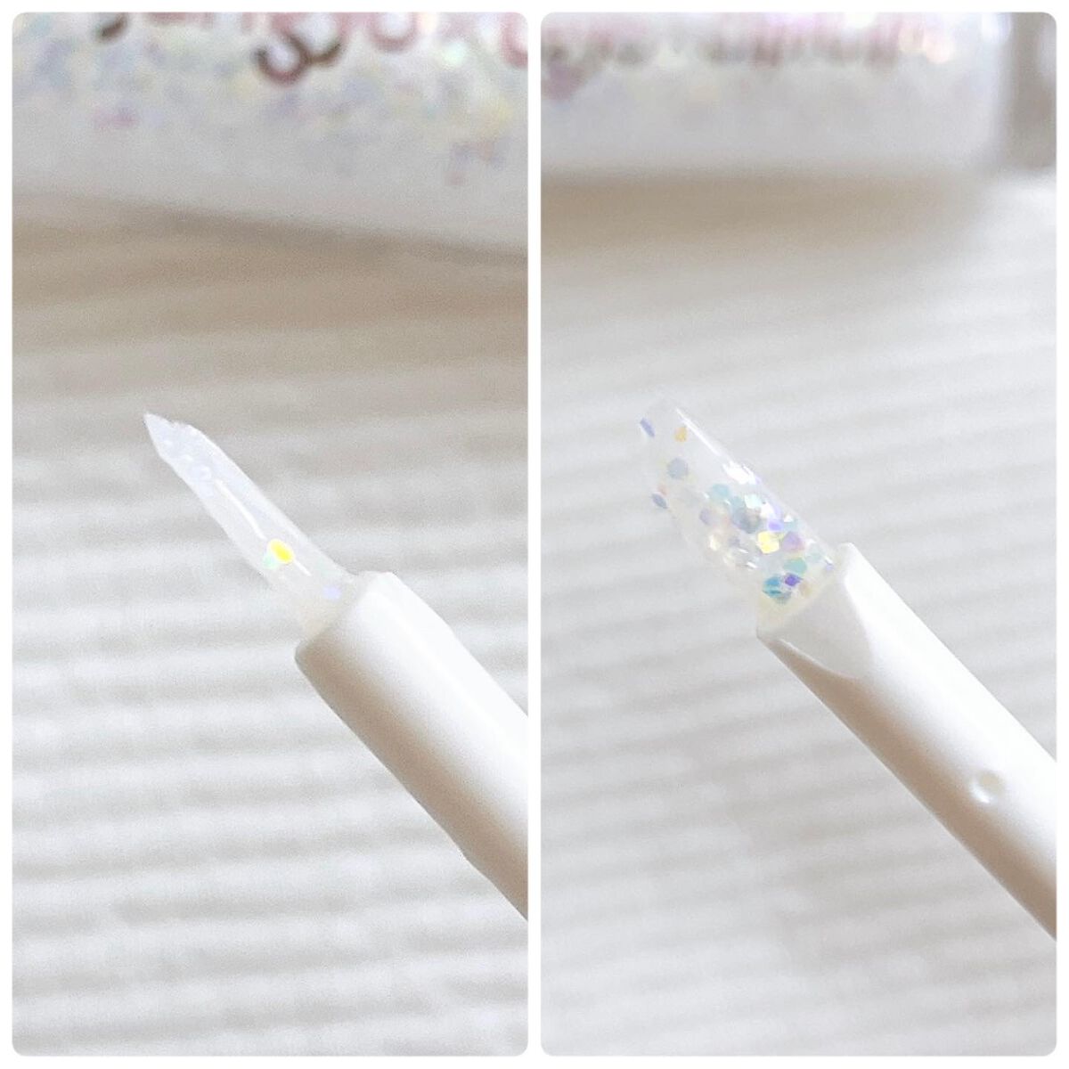 ウォンジョンヨ　ダイヤモンドライナー 02 アイスシュガー/Wonjungyo/リキッドアイシャドウを使ったクチコミ（3枚目）