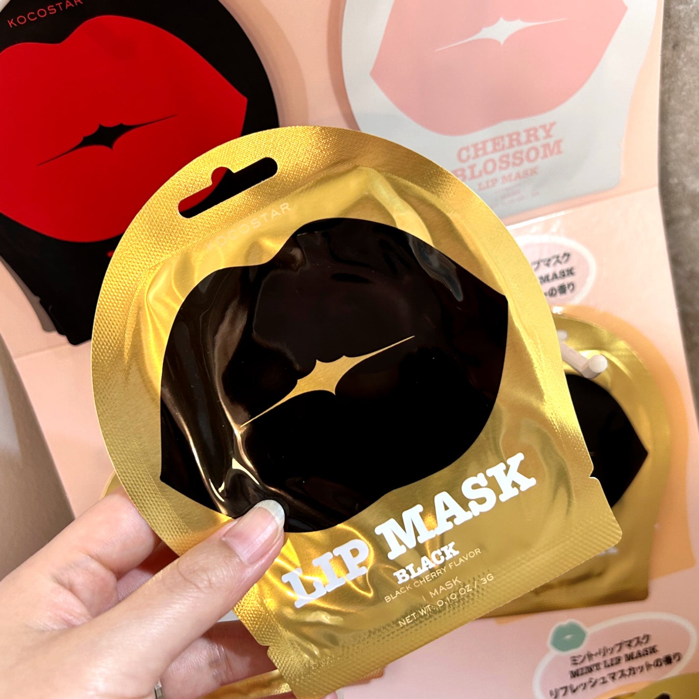 リップマスク ローズ/KOCOSTAR(ココスター)/シートマスク・パックを使ったクチコミ(4枚目)