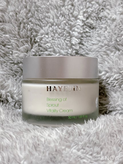 ブレッシングオブスプラウトバイタリティークリーム/HAYEJIN/フェイスクリームを使ったクチコミ(1枚目)