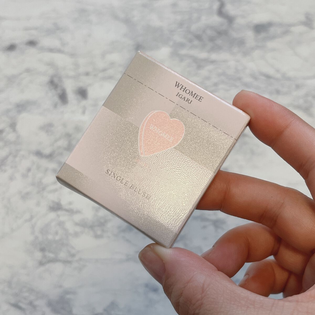 フーミー シングルブラッシュ/WHOMEE/パウダーチークを使ったクチコミ(3枚目)