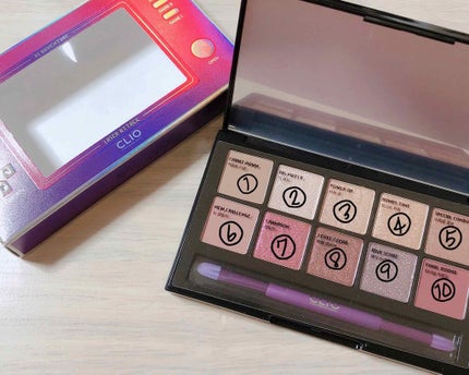 プロレイヤリングアイパレット/CLIO/アイシャドウパレットを使ったクチコミ(2枚目)