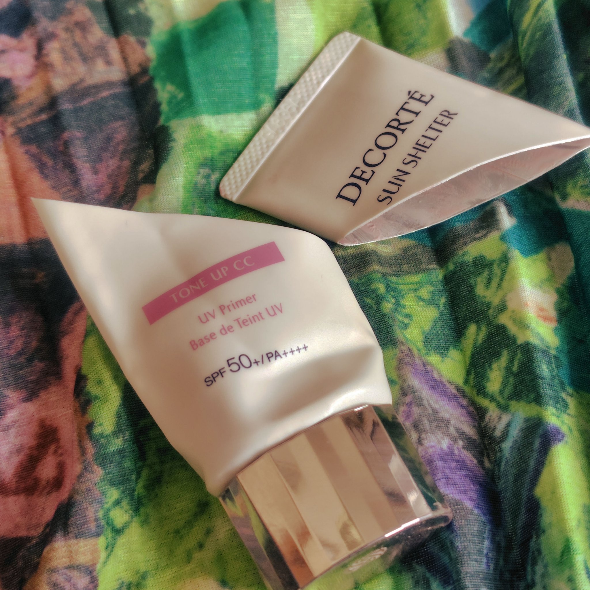 サンシェルター　マルチ プロテクション　トーンアップＣＣ/DECORTÉ/化粧下地を使ったクチコミ（1枚目）
