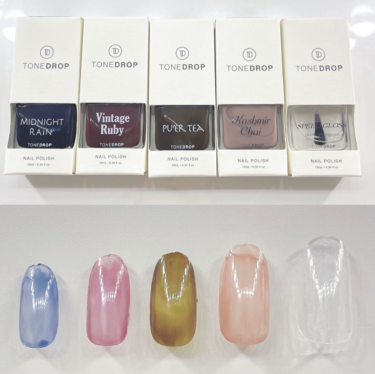 TONE DROP ネイルポリッシュ/D-UP/マニキュアを使ったクチコミ（1枚目）