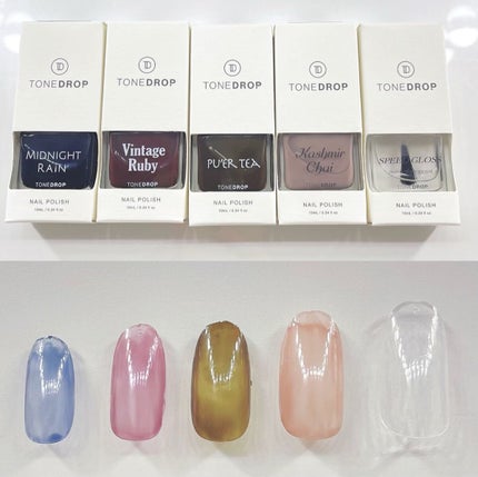 TONE DROP ネイルポリッシュ/D-UP/マニキュアを使ったクチコミ(1枚目)