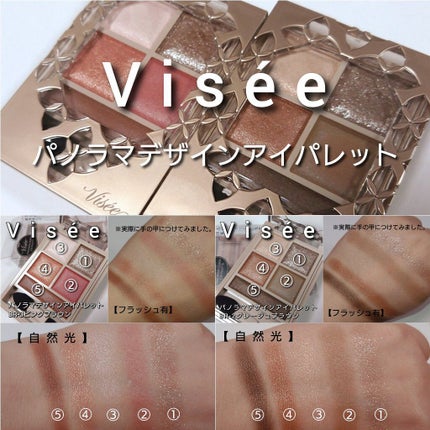 パノラマデザイン アイパレット/Visée/アイシャドウパレットを使ったクチコミ(5枚目)