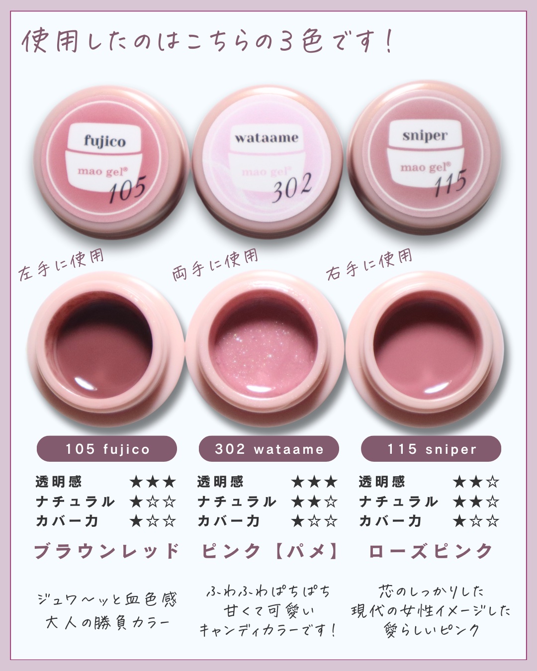 マオジェル/マオネイル/ジェルネイルを使ったクチコミ（2枚目）