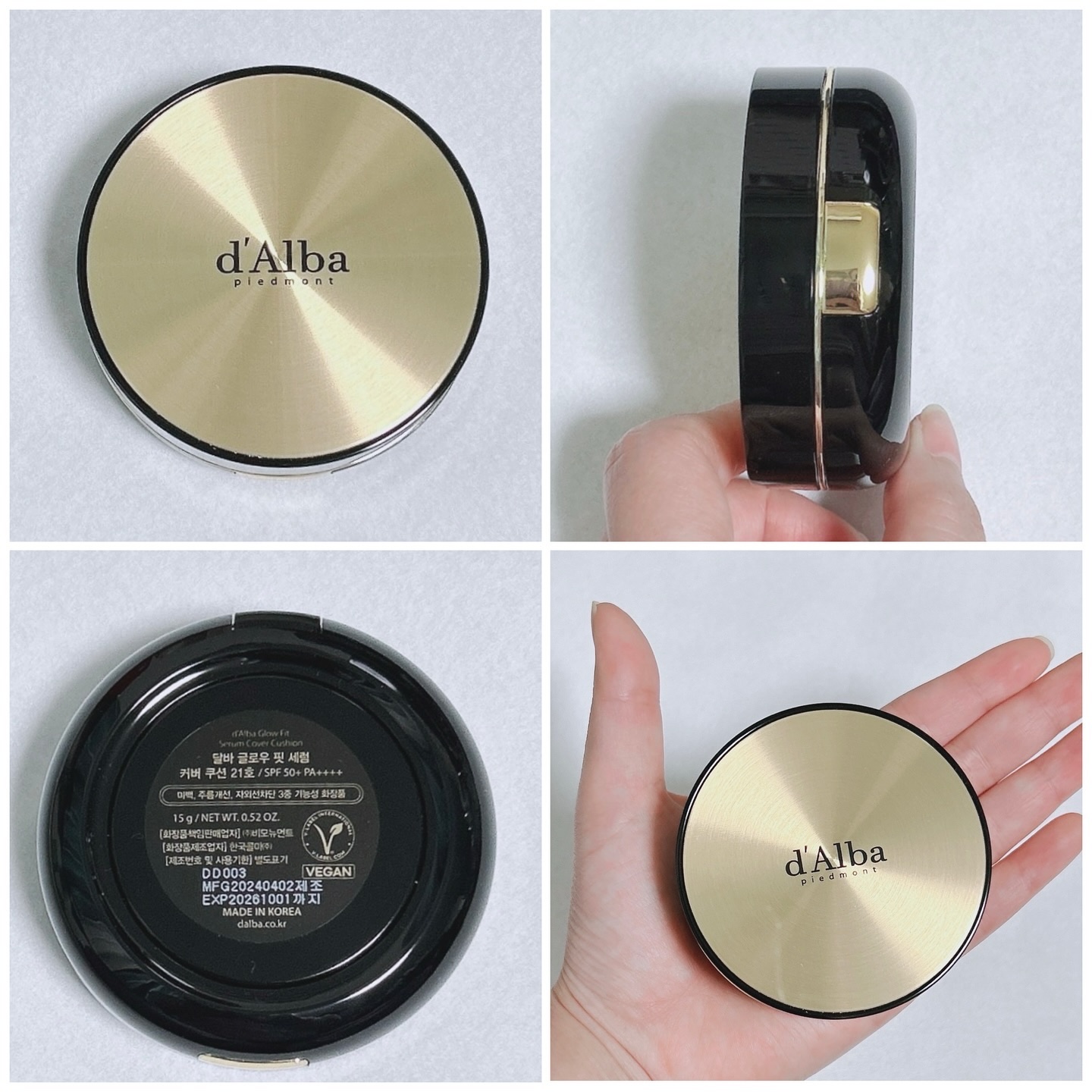 グロウフィットセラムカバークッション/ダルバ/クッションファンデーションを使ったクチコミ（2枚目）