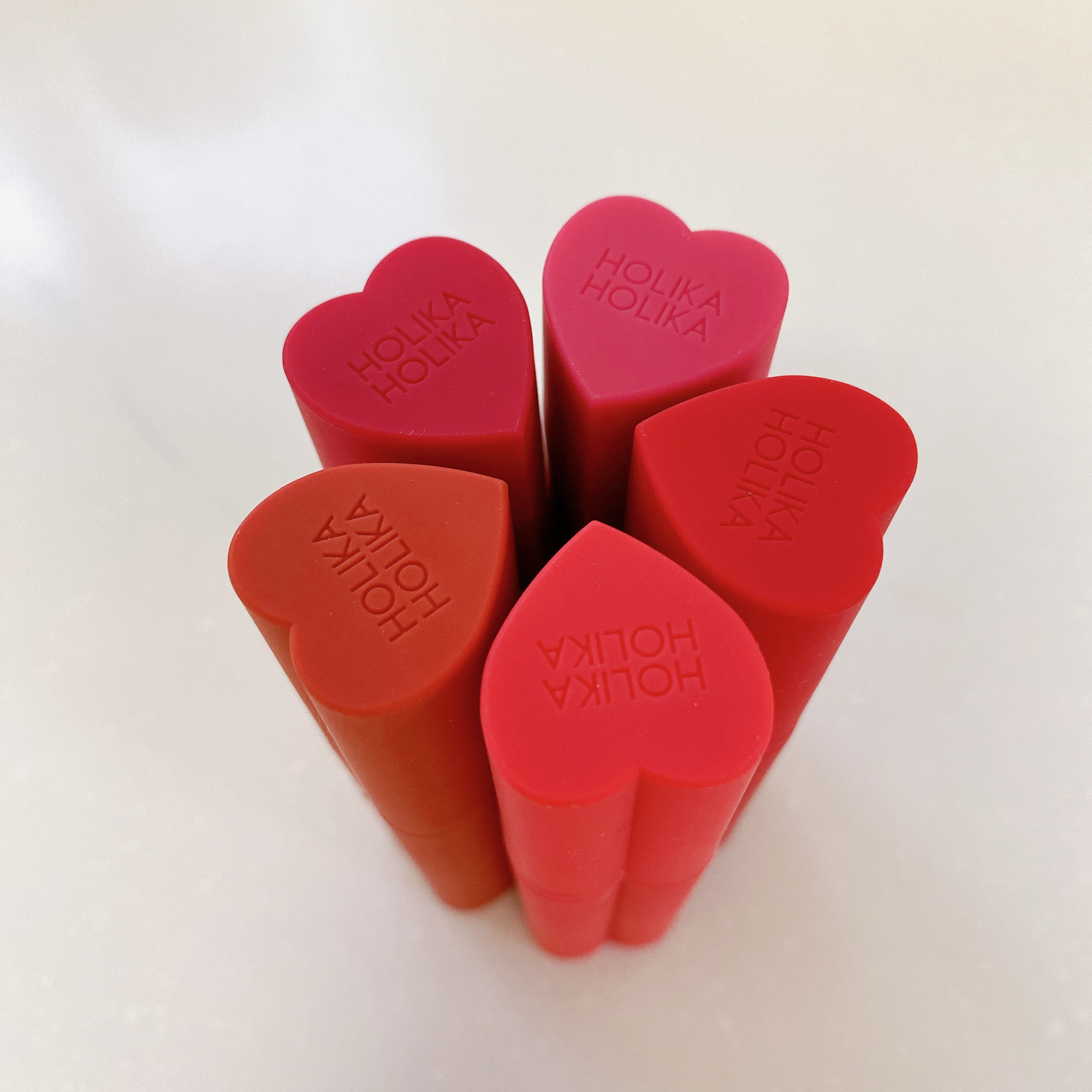 ハートクラッシュジェリーベルベットティント/HOLIKA HOLIKA/リップティントを使ったクチコミ（2枚目）