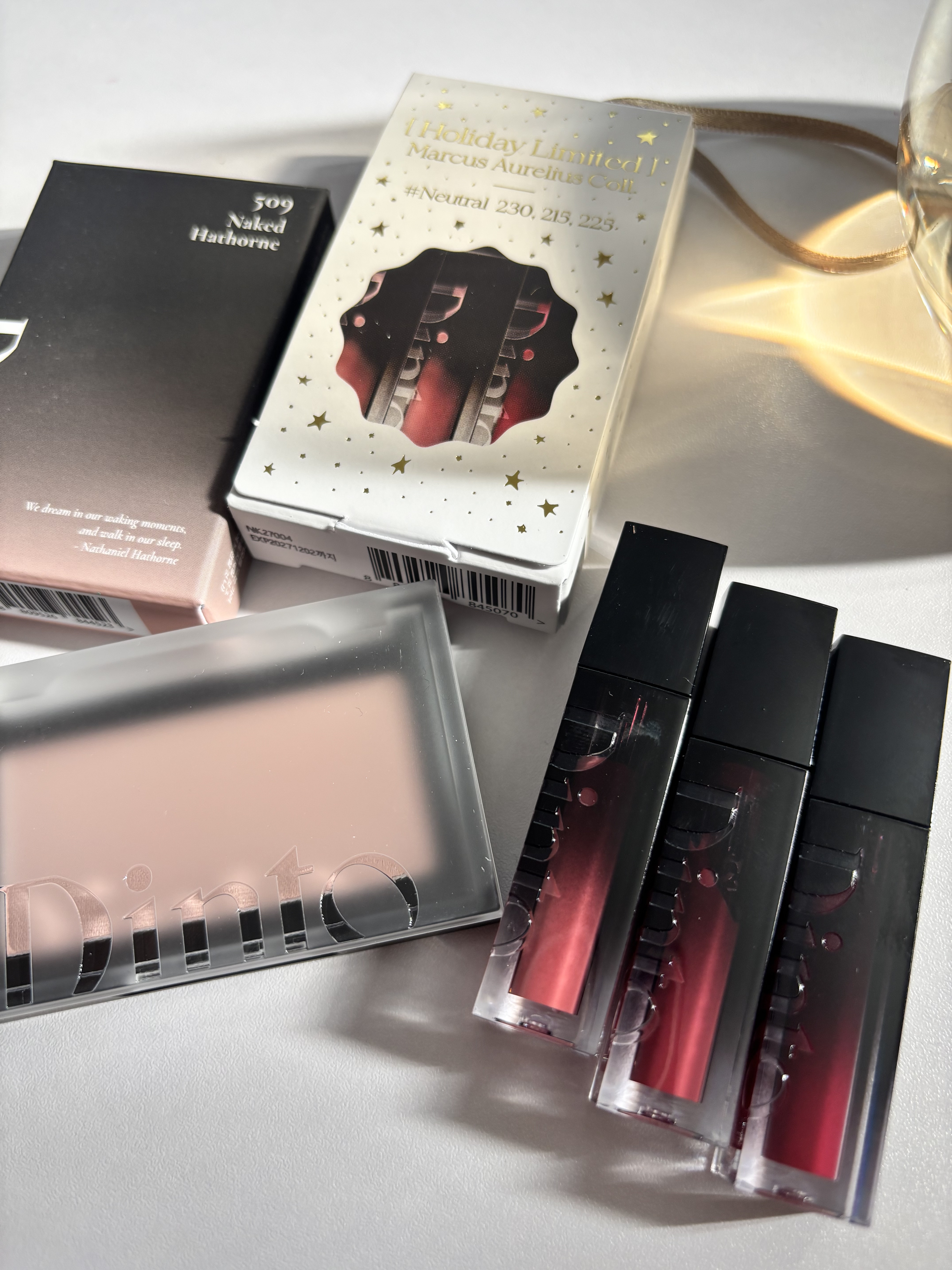 ミニリップトリオブラーグローイリップティント #Neutral 230,215,225/Dinto/リップティントを使ったクチコミ（1枚目）