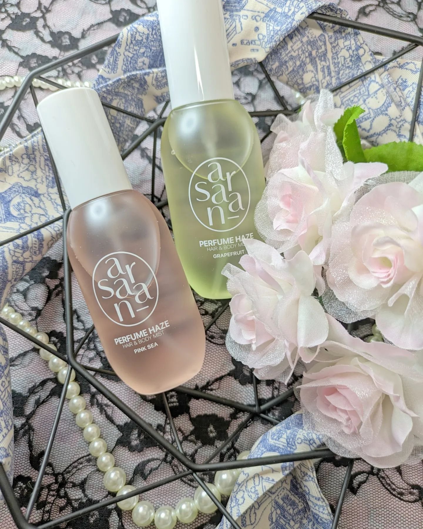 パフュームヘイズ ヘア&ボディミスト ピンクシー/SARANARA/ヘアミストを使ったクチコミ（1枚目）
