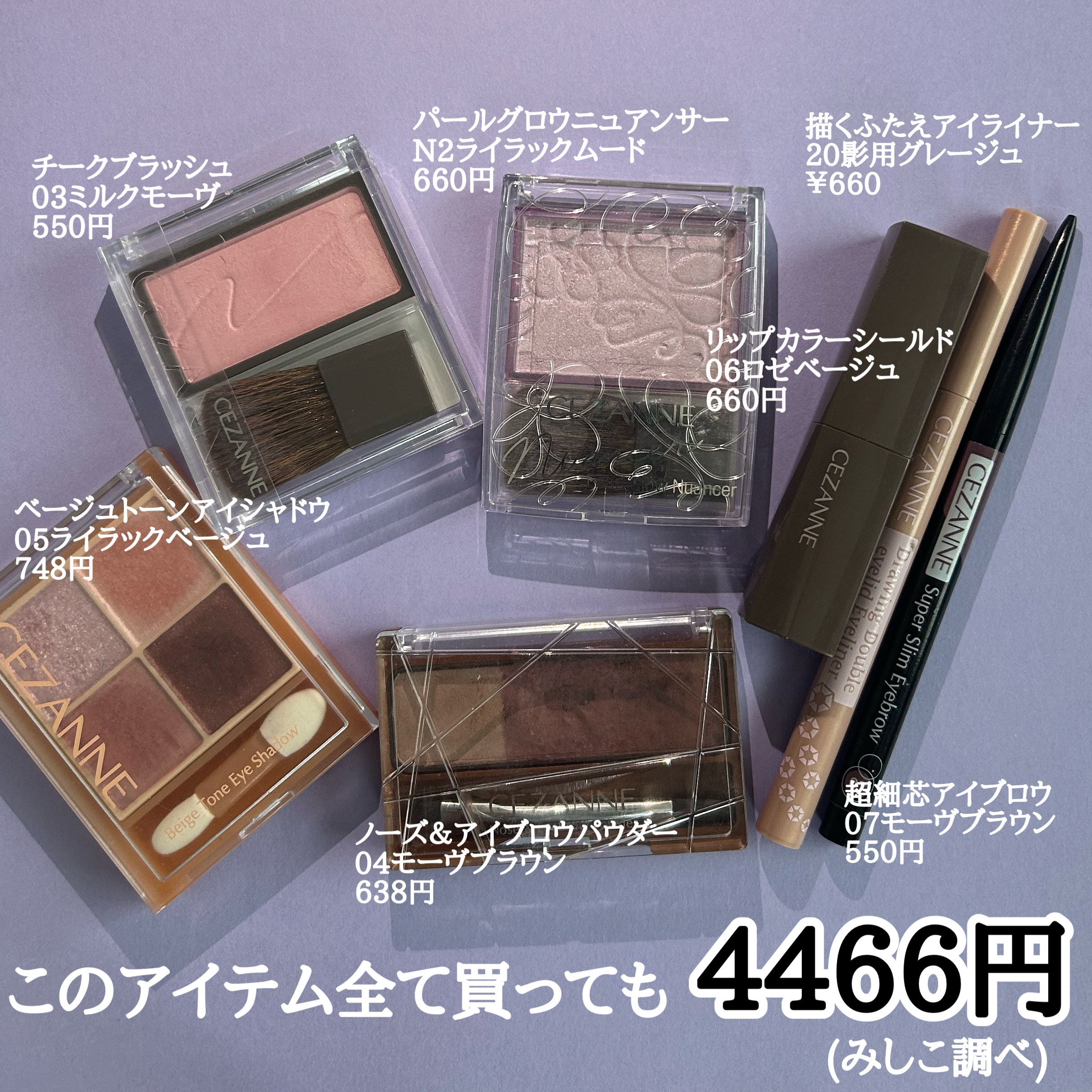 ノーズ＆アイブロウパウダー/CEZANNE/パウダーアイブロウを使ったクチコミ（2枚目）