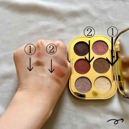 トレジャー アイシャドウ パレット ×6/M・A・C/アイシャドウパレットを使ったクチコミ(5枚目)