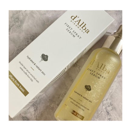 ダルバ ホワイトトリュフファーストスプレーセラム/ダルバ/ミスト状化粧水を使ったクチコミ(2枚目)