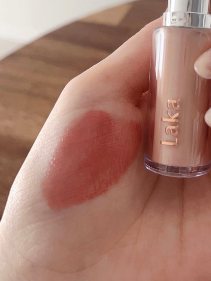 ボンディンググロウリップスティック/Laka/口紅を使ったクチコミ(3枚目)